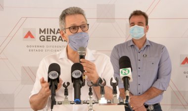 Romeu Zema entrega respiradores para tratamento da covid-19 em João Pinheiro MG